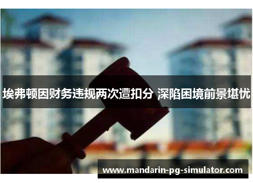 埃弗顿因财务违规两次遭扣分 深陷困境前景堪忧 埃弗顿因财务违规两次遭扣分 深陷困境前景堪忧